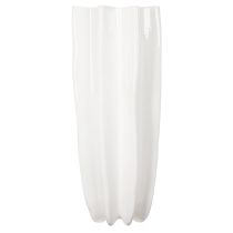 Artikel Bloemenvaas met ribbels, moderne decoratieve vaas, 38 cm