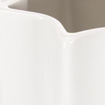 Artikel Bloemenvaas met ribbels, moderne decoratieve vaas, 38 cm