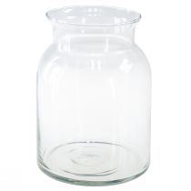 Decoratieve glazen vaas lantaarn glas helder Ø18,5cm H25,5cm