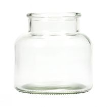 Minivazen glas decoratieve retro glazen vazen Ø12cm H12cm 6st