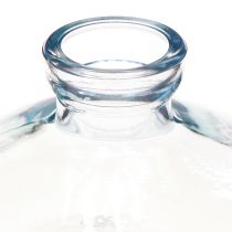 Artikel Bolvormige vazen plat glas decoratieve vazen blauw Ø9cm H6cm 6 stuks