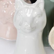 Artikel Decoratieve vaas met dierenfiguurtjes, perfect voor een speelse kamerinrichting, 13 cm