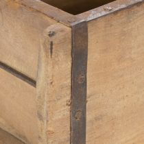 Artikel Vintage houten plantenbak in baksteenvorm, 30 cm