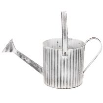 Artikel Vintage plantenpot Ø17cm, decoratieve gieter, metalen plantenpot in shabby chic stijl