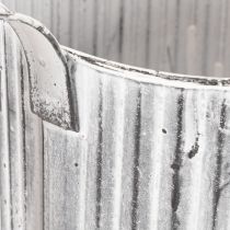 Artikel Vintage plantenpot Ø17cm, decoratieve gieter, metalen plantenpot in shabby chic stijl