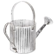 Artikel Vintage plantenpot Ø17cm, decoratieve gieter, metalen plantenpot in shabby chic stijl