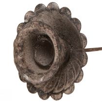 Artikel Vintage puntkaarshouder om in te steken Ø8,5cm H11,5cm 4st