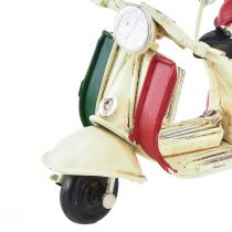 Artikel Vintage decoratieve metalen scooter tafeldecoratie zomer L12cm