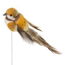 Artikel Vogeldecoraties voor feestelijke tafelversieringen. Veelzijdige vogelstokjes, 10 cm, 12 stuks.