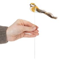 Artikel Vogeldecoraties voor feestelijke tafelversieringen. Veelzijdige vogelstokjes, 10 cm, 12 stuks.