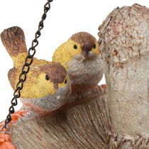 Artikel Vogeldecoratie herfst voor hangpaddenstoel met 2 vogels Ø20cm H15cm