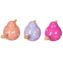 Artikel Decoratieve vogelfiguurtjes, schattig en kleurrijk ontwerp voor de woonkamer, 6 cm, 6 stuks
