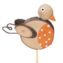 Artikel Houten tuinstekers in de vorm van vogels voor creatieve decoratie in de lente en zomer, 33 cm, 16 stuks