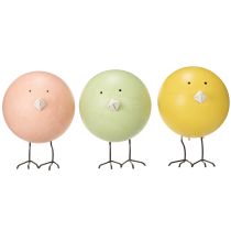 Artikel Decoratieve kuikentjes als vrolijke blikvanger voor de lente en Pasen, 12 cm, 3 stuks
