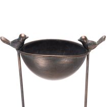 Artikel Decoratief vogelbad, bloempot met klimrek, nostalgische uitstraling, stijlvolle tuindecoratie, 75 cm