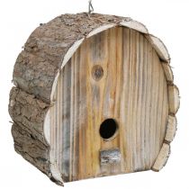 Artikel Decoratieve Nestkast Vogelhuis Houten Tuindecoratie Natuurlijk Wit Gewassen H22cm B21cm