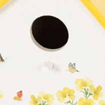Artikel Decoratief vogelhuisje met bloemenpatroon voor binnen en op het balkon, 21 cm