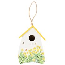 Artikel Decoratief vogelhuisje met bloemenpatroon voor binnen en op het balkon, 21 cm