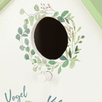 Artikel Vogelhuisje voor stijlvolle kamers met bloemenmotief en nostalgische uitstraling, 21 cm