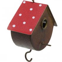 Artikel Decoratieve nestkast, vogelhuisje om op te hangen, L34–37cm 3st