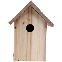 Artikel Houten vogelhuisje nestkast naturel bruin/beige 23cm 1 stuk