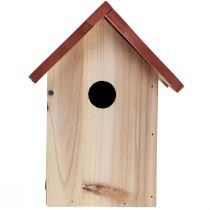 Artikel Houten vogelhuisje nestkast naturel bruin/beige 23cm 1 stuk