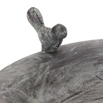 Artikel Decoratief vogelbad met verfijnd bladmotief in vintage stijl, 74 cm
