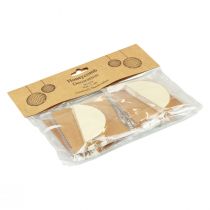 Artikel Honingraatbollen honingraatbollen Kerstcrème glitter Ø7cm 4st