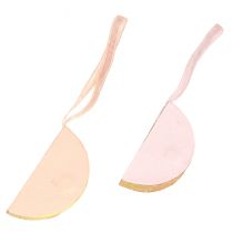 Artikel Honingraat kerstballen, abrikoosroze, 7 cm, 4 stuks, decoratie