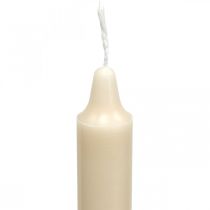 Artikel PURE waskaarsen stokkaarsen crème Sahara 250/23mm natuurlijke was 4 st