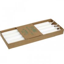 Artikel PURE waskaarsen stokkaarsen wit 250/23mm natuurlijke was 4 st