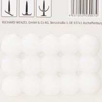 Artikel Waskleefpads voor kaarsen Kleefpads wit 15 st