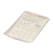 Artikel Waskleefpads voor kaarsen Kleefpads wit 15 st