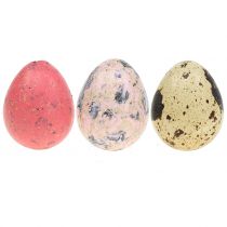 Assortiment kwarteleitjes roze, roze, naturel 3cm 62st