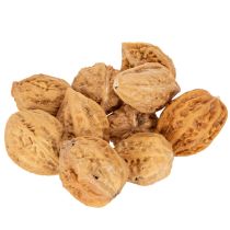 Artikel Walnoten, een natuurlijk product voor tafeldecoratie en doe-het-zelfprojecten. Natuurlijke walnoten, 4-5 cm, 300 g.