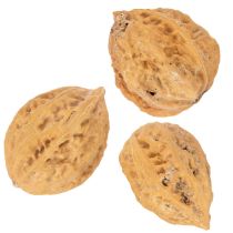 Artikel Walnoten, een natuurlijk product voor tafeldecoratie en doe-het-zelfprojecten. Natuurlijke walnoten, 4-5 cm, 300 g.