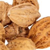 Artikel Walnoten, een natuurlijk product voor tafeldecoratie en doe-het-zelfprojecten. Natuurlijke walnoten, 4-5 cm, 300 g.