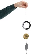 Artikel Wanddecoratie ringen en schijven, perfect voor woonkamerdecoratie en kerstversiering, 125 cm