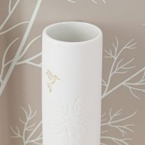 Artikel Houten wanddecoratie met keramische vazen H35cm landelijke stijl