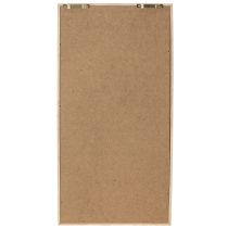 Artikel Houten wanddecoratie met keramische vazen H35cm landelijke stijl