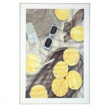 Artikel Wanddecoratie zomerdecoratie foto met citroenlimonade 40x60cm