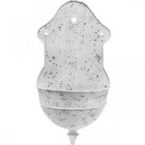 Artikel Shabby Chic Wandkom Metaal Half Rond Wit 24cm×10cm×47cm