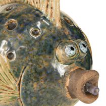 Artikel Gargoyle Figuur Keramiek Vis Blauw Bruin 20×11×13.5cm