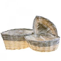 Artikel Rieten plantenmand Plantenschaal L29/33/38cm set van 3