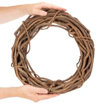 Artikel Natuurlijke wilgenkrans, geschikt als decoratieve krans voor bloemisten, 40 cm