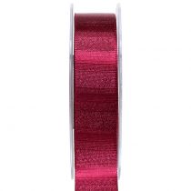 Kerstlint met gouden draden Erika 25mm 20m
