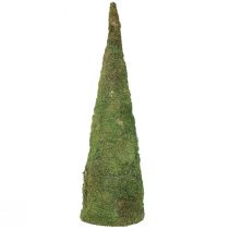 Artikel Kerstboom mosdecoratie in groen naturel Ø30cm H100cm