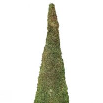 Artikel Kerstboom mosdecoratie in groen naturel Ø30cm H100cm