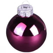 Artikel Kerstboomballen van glas Berry Mix Ø6cm 24 st