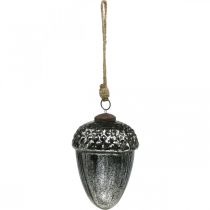 Artikel Vintage kerstboomversiering eikelglas kersthanger H14cm Ø10cm 2st